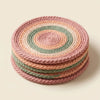 Pastel Crochet Coaster Set (Round)